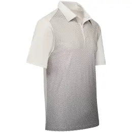 Mens Masters Golf Shirt Stone Side